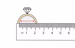 Measuring engagement ring size